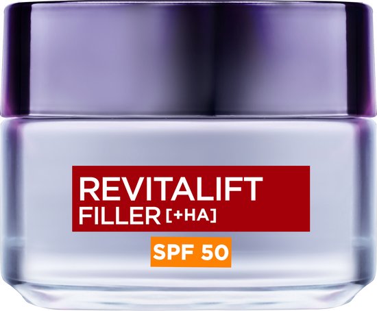 L’Oréal Paris Revitalift Filler Anti-Aging Dagcrème - met Hyaluronzuur - en SPF 50 - 50ml