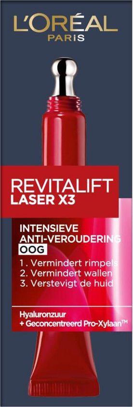 L'Oréal Paris Revitalift Laser X3 Anti-Wrinkle Eye Cream - 15 ml