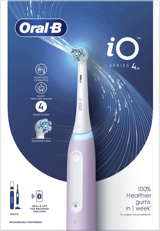 Oral-B iO 4N - Electric Toothbrush - Lavender