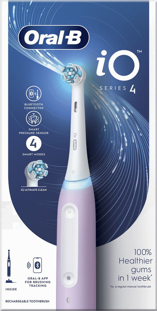 Oral-B iO 4 - Elektrische tandenborstel - Lavendel