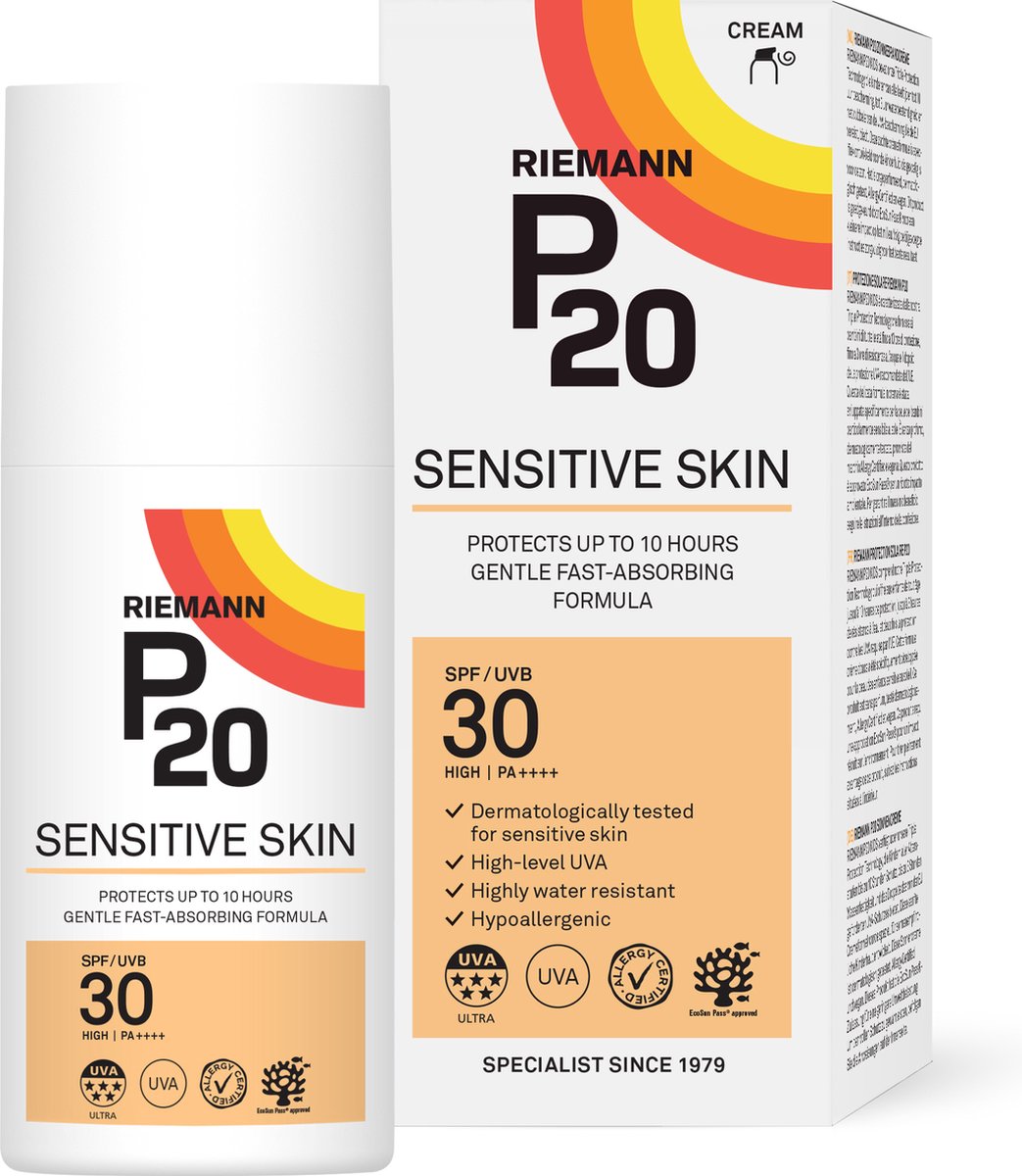 P20 Sensitive Skin SPF 30 - zonnebrand gevoelige huid - 175 ml