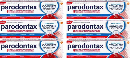 Parodontax Toothpaste Complete Protection Extra Fresh - 75ml x 6