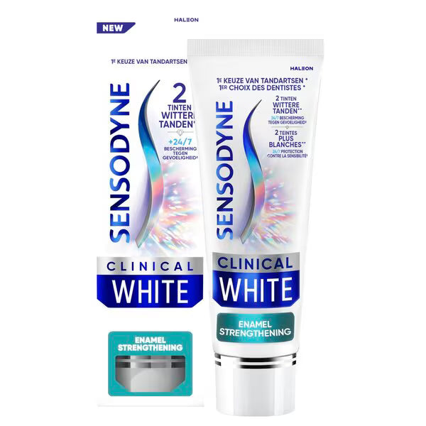 4x Sensodyne Clinical White Enamel Strenghtening Tandpasta