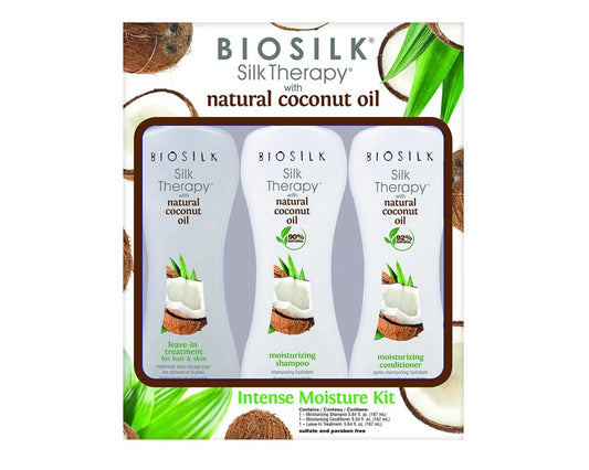 Kit BioSilk Limited - Kit Silk Therapy à l'huile de coco naturelle