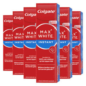 6x Colgate Tandpasta Max White Optic 75 ml
