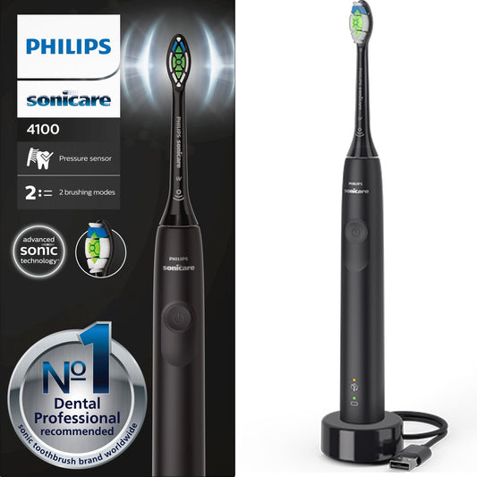 Philips Sonicare 4100 HX3681/54 Zwart Elektrische Tandenborstel