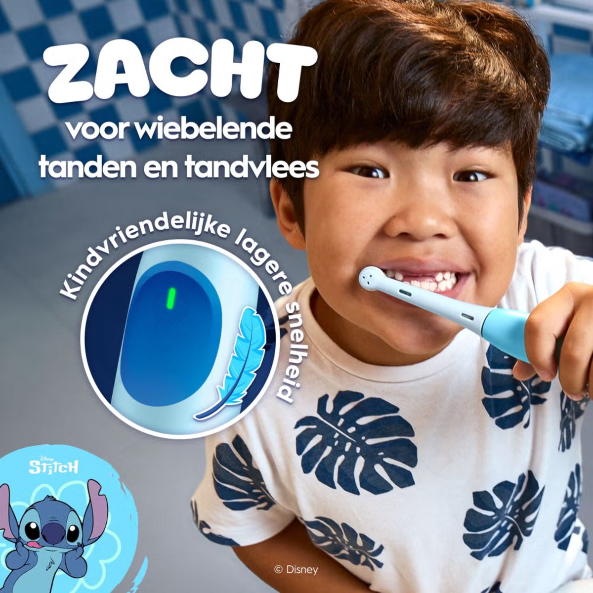 Oral-B iO Kids 6+ Disney Stitch opzetborstel voor elektrische tandenborstel - 4 stuks