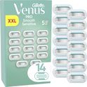 Gillette Venus Pro Smooth Sensitive Mesjes Voor Vrouwen - Voor De Gevoelige Huid - 14 stuks