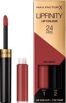 Max Factor Lipfinity Lip Colour 070 Spicy 2-Step Longlasting Lipstick