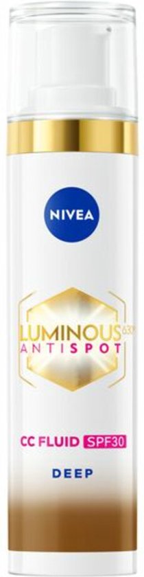 NIVEA Cellular LUMINOUS630 CC Fluid Cream met SPF 30 - Deep - 40ml