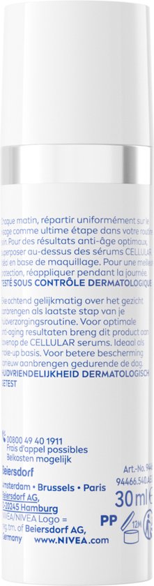 NIVEA Cellular Expert Filler SPF50+ Daily UV Fluid Serum - 30ml