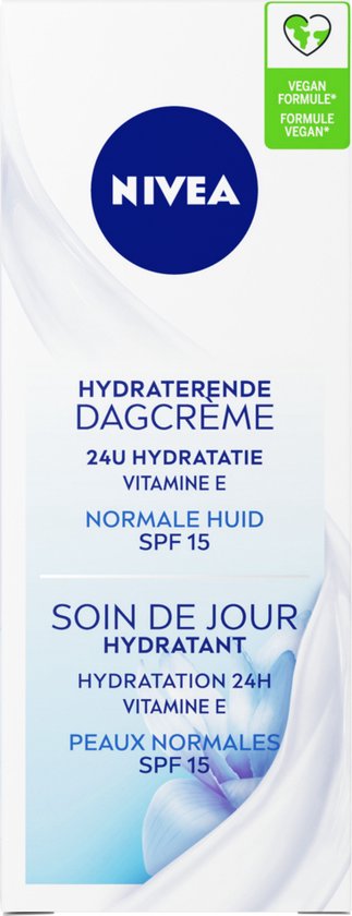 NIVEA Essentials Hydraterende Dagcrème - Gezichtscreme - SPF 15 Met vitamine E, 50 ml