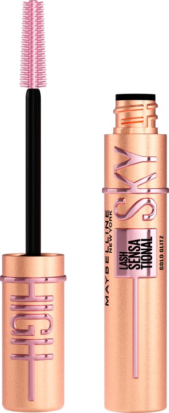 Maybelline New York Lash Sensational Sky High Mascara - RoseGold Glitz - Glitter Topcoat