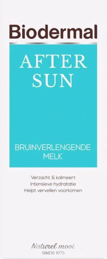 Biodermal Aftersun Bruinverlengende melk - aftersun met kalmerende panthenol - 200ml
