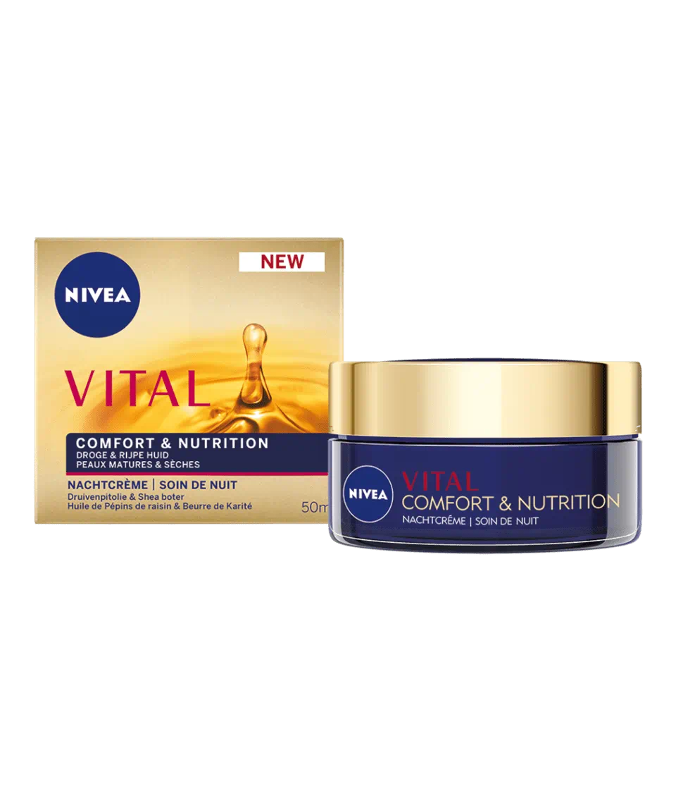 Crème de nuit Nivea Vital Comfort &amp; Nutrition - 50 ml