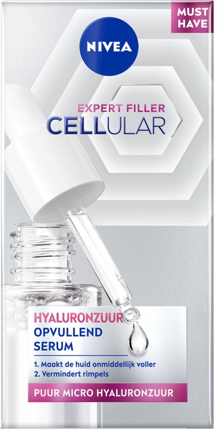 NIVEA Cellular Hyaluronzuur Serum Gezicht - Gezichtsserum - 15ml