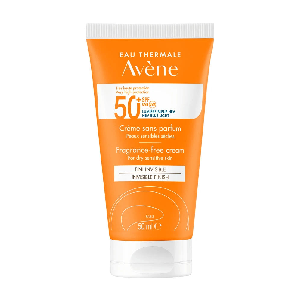 Avène Zonnecrème SPF50+ Zonder Parfum 50ml