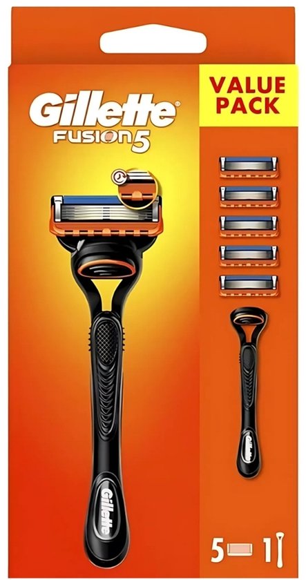 Gillette  Fusion 5  Scheerset  Precisie en comfort Houder & 5 Navulscheermesjes
