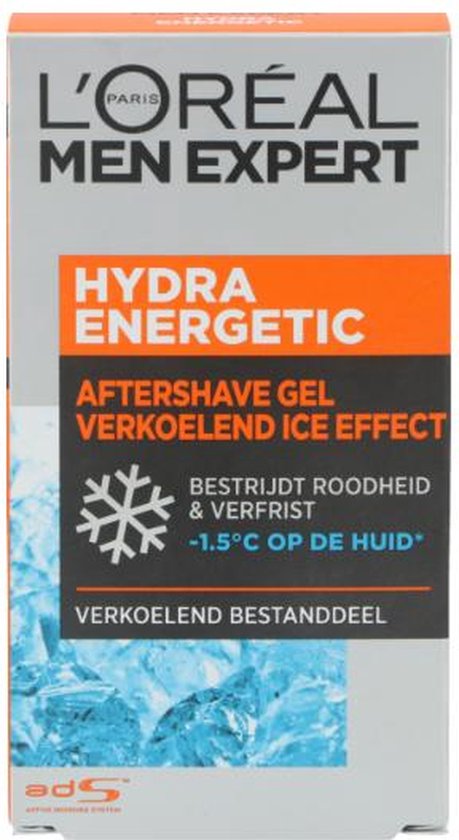 L’Oréal Men Expert Hydra Energetic Ice Effect Aftershave - 100 ml - Gel X 6