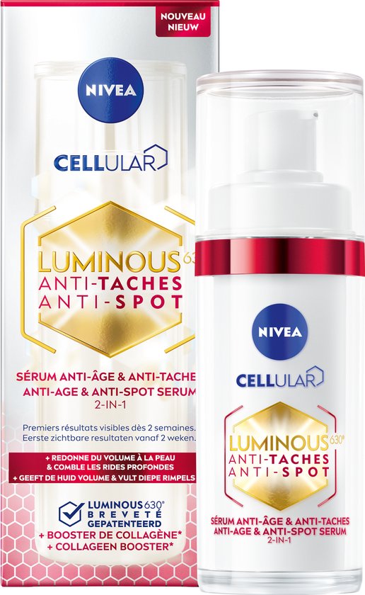NIVEA Cellular LUMINOUS630 Anti Age & Anti Spot Serum Gezicht - Anti-Pigment Vlekken