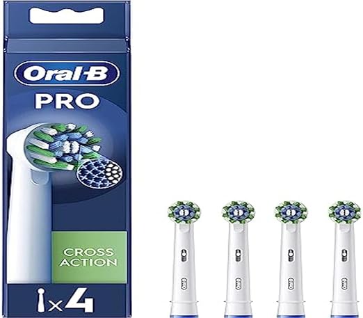 Oral-B Pro Cross Action Borstels voor elektrische tandenborstels, 4 stuks