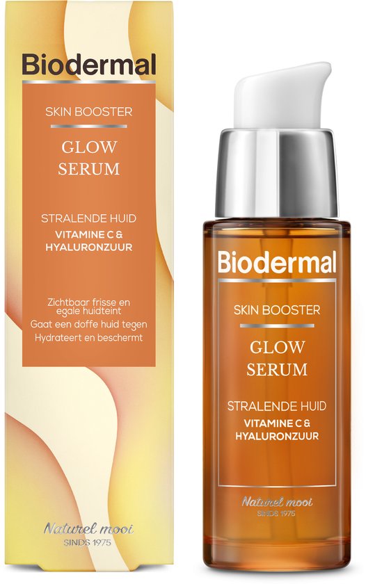 3 x Sérum éclat Biodermal Skin Booster – Sérum à l'acide hyaluronique 30 ml 