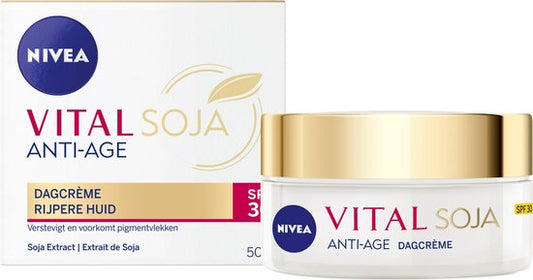 NIVEA VITAL Soja Anti-Age Beschermende Dagcrème - Rijpe huid - SPF 30 - 50 ml