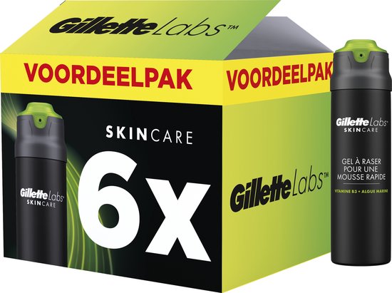 GilletteLabs Fast Foaming Shaving Gel - By Gillette For Men - Easy Rinse - 198ml 