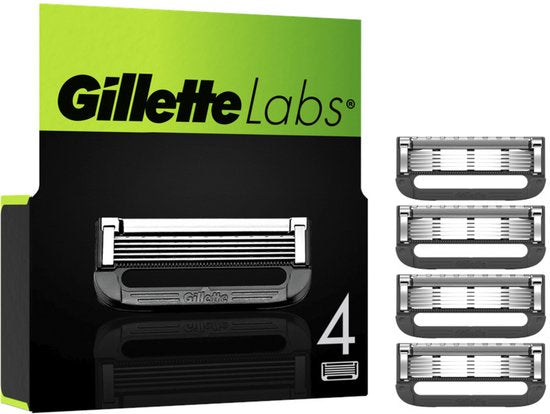 GilletteLabs Scheermesjes - Voor mannen - 4 Stuks