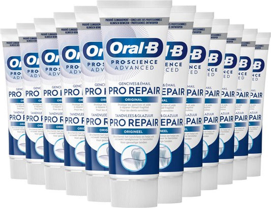 12x Oral-B Tandpasta Pro-Science Advanced Pro Repair 75 ml