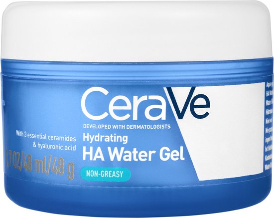 CeraVe HA Water Gel - Met Ceramide Booster Technologie & Hyaluronzuur - Voor alle huidtypes - 48ml