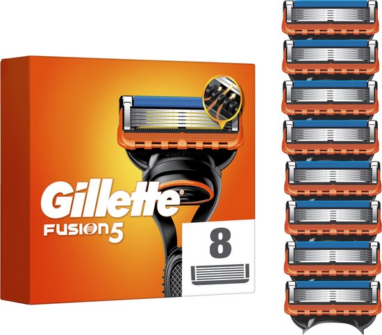 Gillette Fusion5 Scheermesjes voor Mannen - 8 stuks