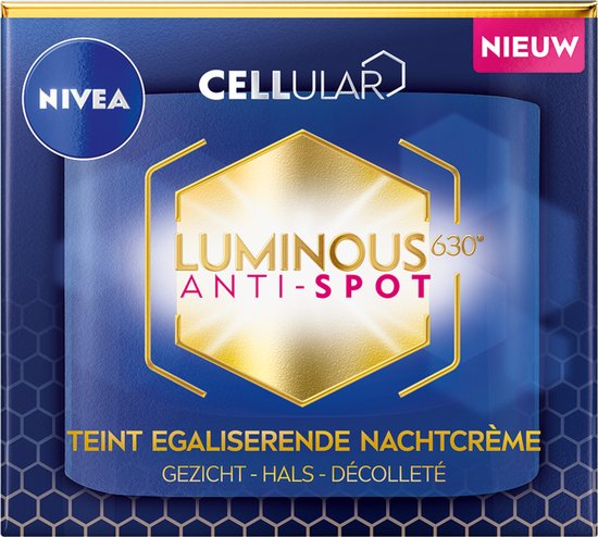 NIVEA Cellular LUMINOUS630 Anti-Spot Smoothing Night Cream Face - 50 ml