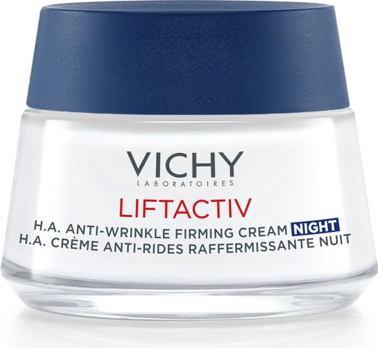 Vichy Liftactiv HA Crème de Nuit Anti-Rides Raffermissante - peaux sèches à très sèches - 50 ml 