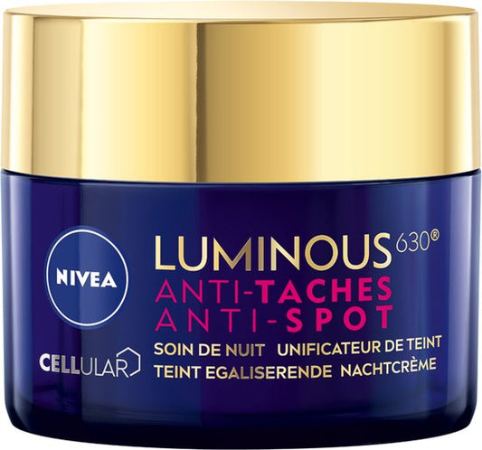 NIVEA Cellular LUMINOUS630 Anti-Spot Smoothing Night Cream Face - 50 ml