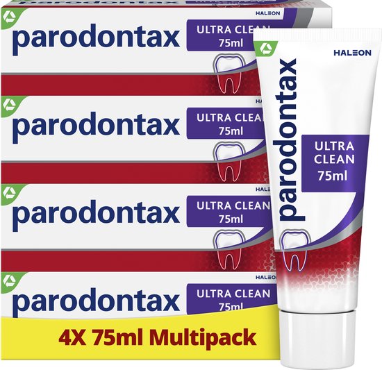 Parodontax Ultra Clean daily toothpaste against bleeding gums 4 x 75ml 