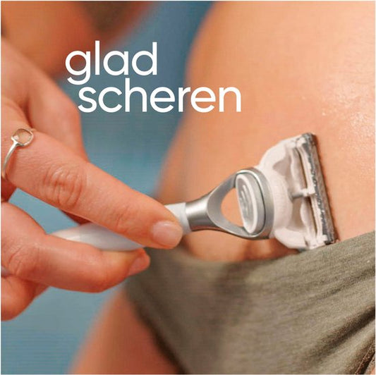 Gillette Venus Satin Care - 4 Scheermesjes - Voor Vrouwen - Voor Huid en Schaamhaar
