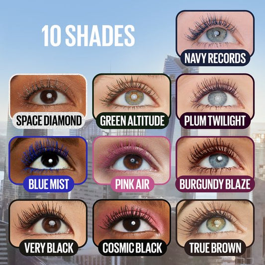 Maybelline New York Lash Sensational Sky High Navy Blue Mascara - Flexibel borsteltje - Donkerblauw