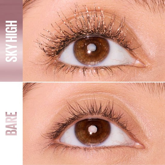 Maybelline New York Lash Sensational Sky High Mascara - RoseGold Glitz - Glitter Topcoat