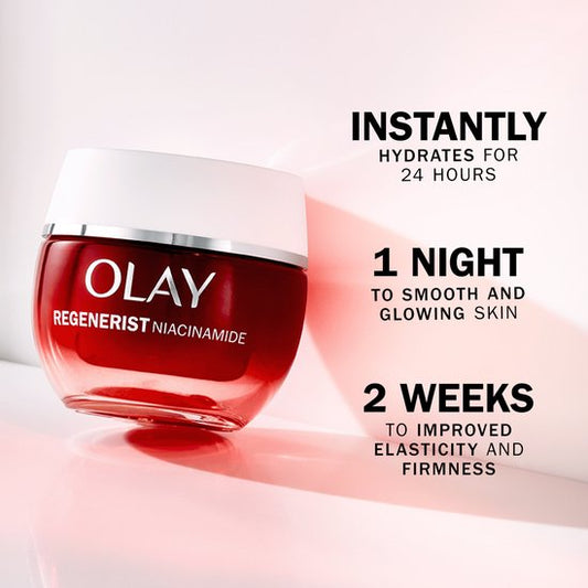 Olay Regenerist Niacinamide Hydraterende Nachtcrème - Vernieuwt - Gaat Huidveroudering Tegen - 50 ml