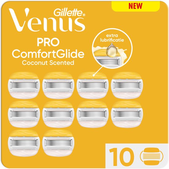 Gillette Venus Comfortglide Coconut - 10 Scheermesjes - voor Vrouwen