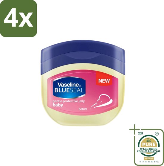 Vaseline Baby – Beschermende Jelly – BlueSeal Gentle Protective – 100 ml 4 stuks