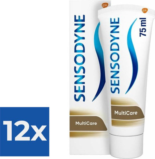 Sensodyne  Tandpasta MultiCare 12 x75ml - Nieuwe Verpakking