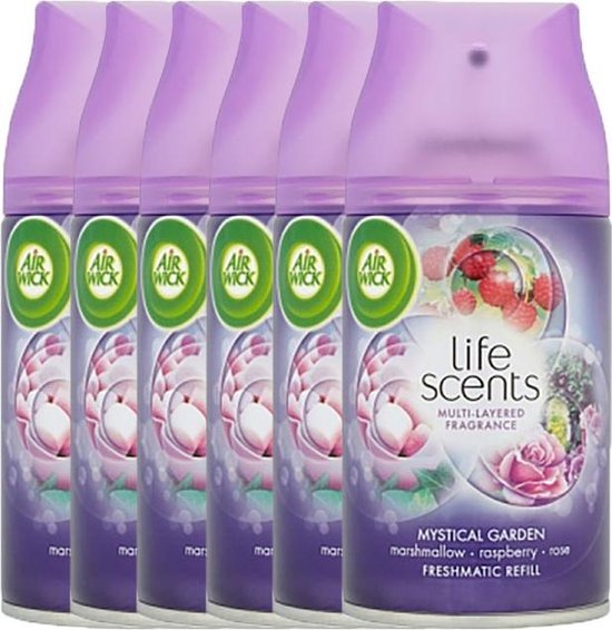 Airwick Freshmatic Max Refill – Mystical Garden - 6 pieces - Value pack