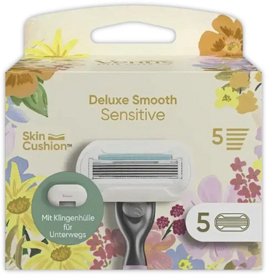 Gillette Venus Deluxe Smooth Sensitive Scheermesjes - 5 Scheermesjes