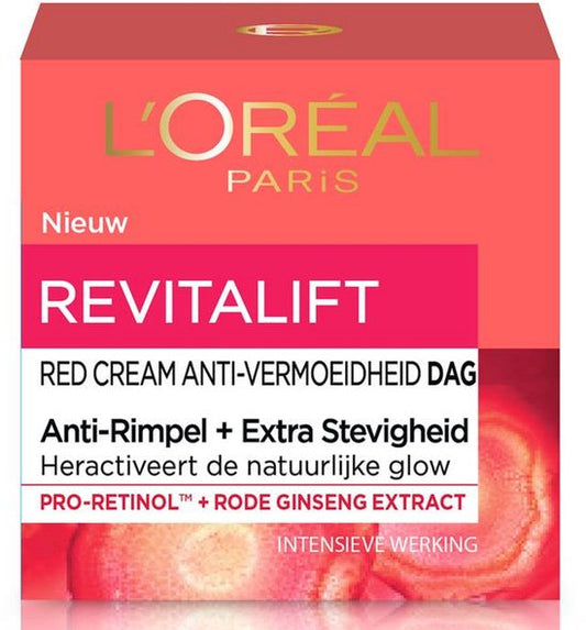 L’Oréal Paris Revitalift Red Cream Anti-Rimpel Dagcrème  - 50 ml