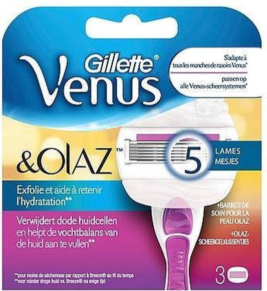 Gillette Venus & Olaz Sugarberry Scheermesjes 3 stuks
