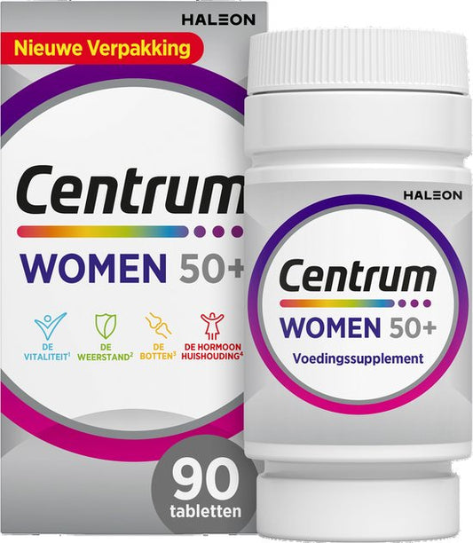 Centrum - Women 50+ - Multivitaminen - Tabletten - 90 stuks