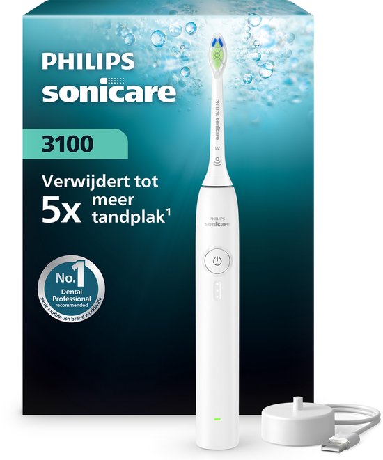 Philips Sonicare 3100 Series – Elektrische Tandenborstel – Wit