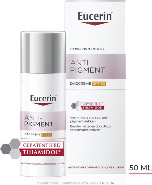 Eucerin Anti-Pigment Dagcreme voor Vrouwen - SPF 30 - Creme Vermindert Pigmentvlekken - Thiamidol - Skincare - 50 ml